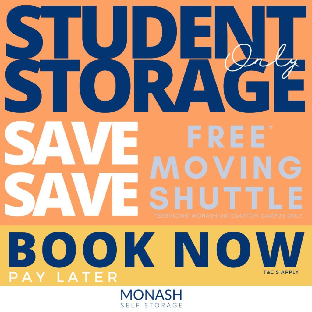 Student Special Moving Shuttle Holiday Storage Monash University Clayton