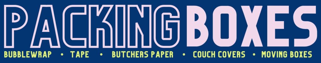 Packing Boxes Moving Supplies from Monash Self Storage Centres