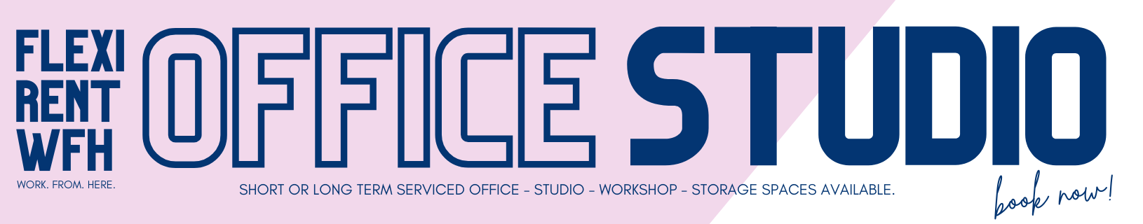 Serviced Offices and Studio and Workshop Multi purpose work spaces for rent.