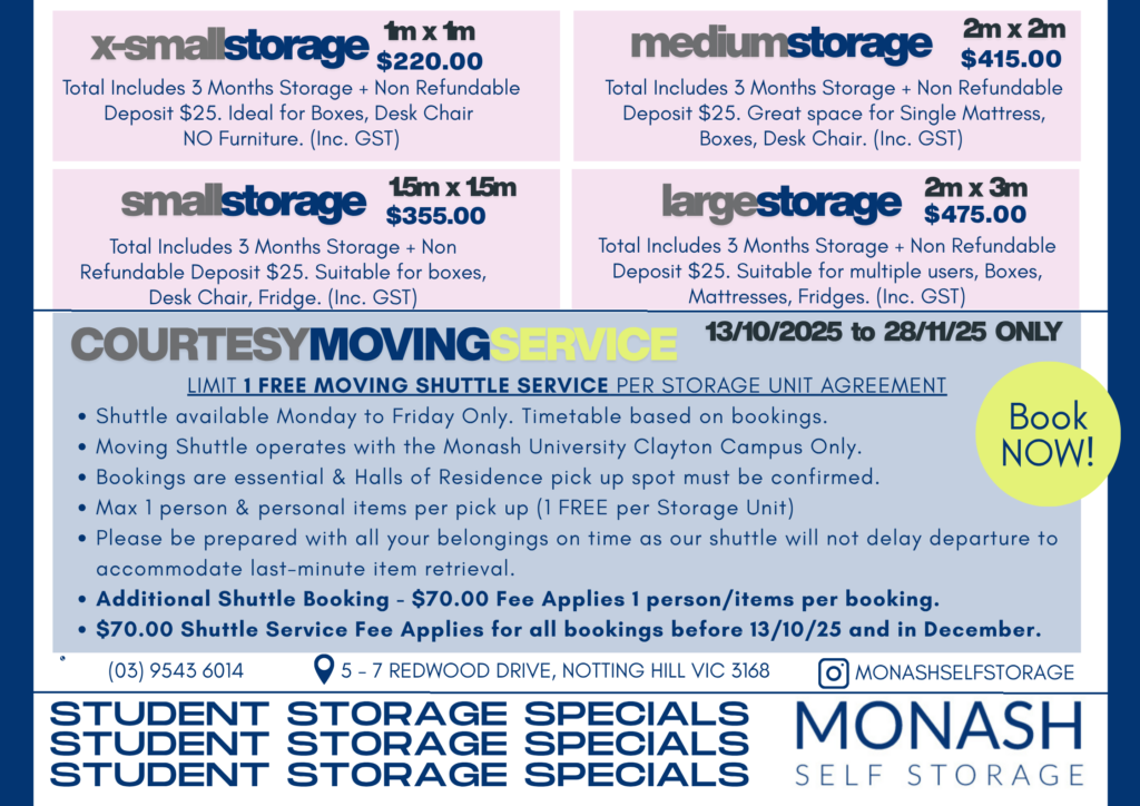 Exclusive Student Only Specials